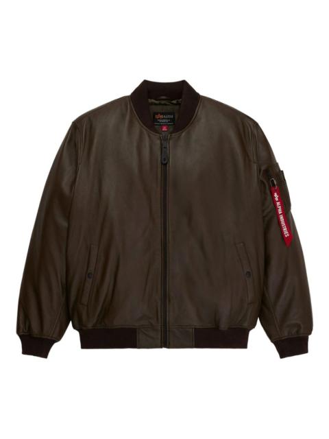 ALPHA INDUSTRIES MA-1 leather jacket