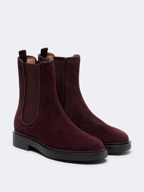 AQUAZZURA Gaspard suede Chelsea boots