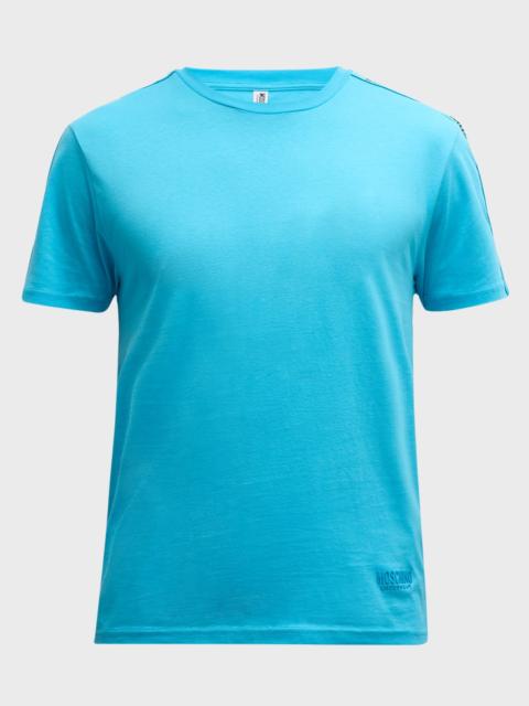 Moschino Men's Shoulder-Tape T-Shirt