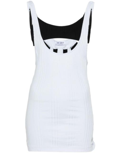 THE ATTICO layered cotton tank top