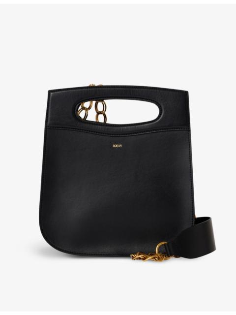 soeur Cheri leather tote bag