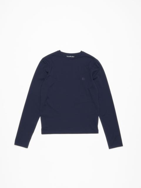 Acne Studios Long sleeve t-shirt - regular fit - Navy blue