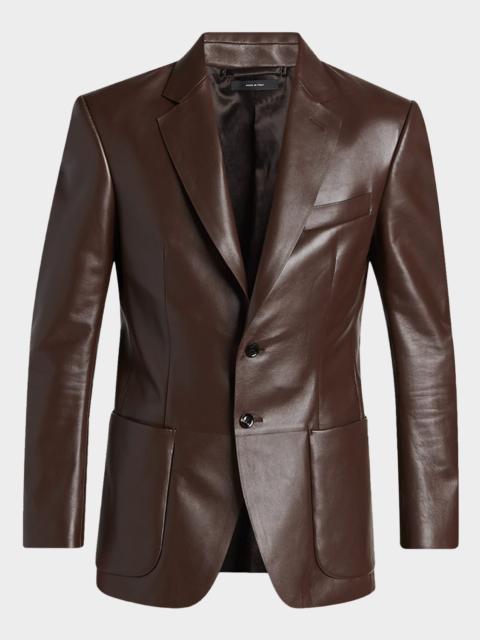 TOM FORD Men's Nappa Leather Blazer