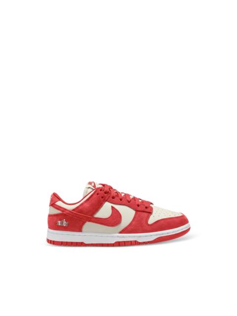 Nike Dunk Low suede sneakers