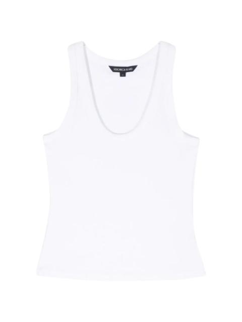 VERONICA BEARD Birke ribbed-jersey tank top