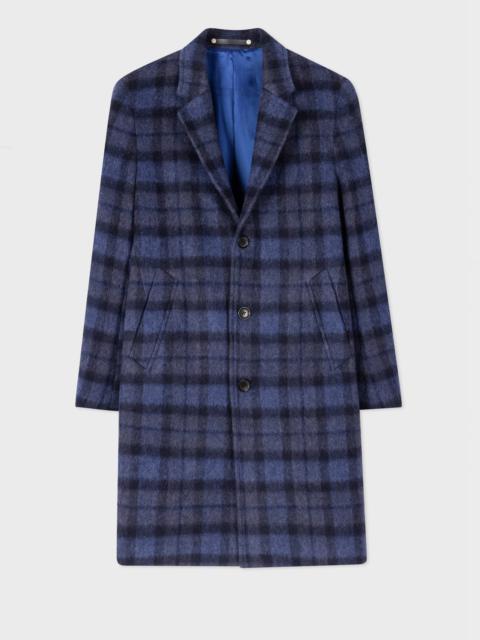 Paul Smith Recycled Wool-Blend Check Overcoat