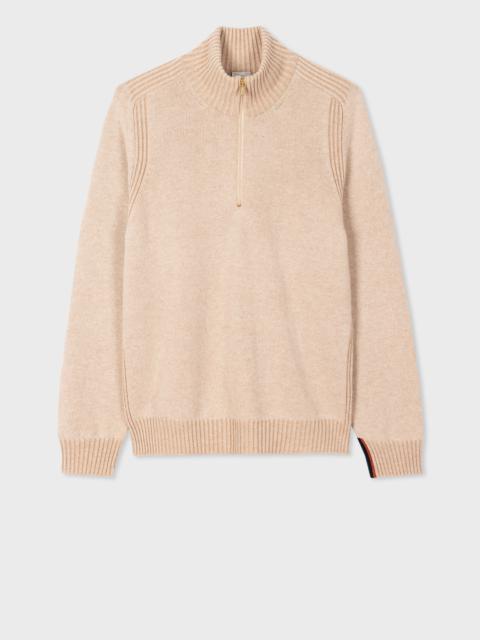 Lambswool Half-Zip Sweater