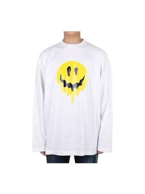 BALENCIAGA Balenciaga Drip Peace T-shirt Large Fit 'White' 651796TKVA18639