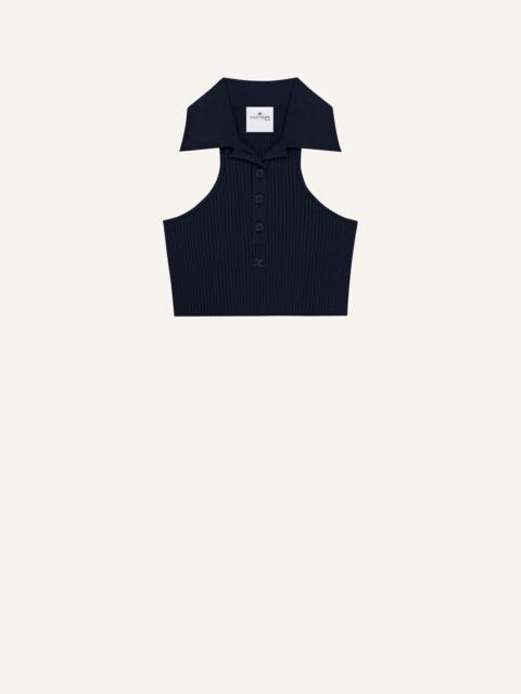 courrèges SCUBA KNIT TOP