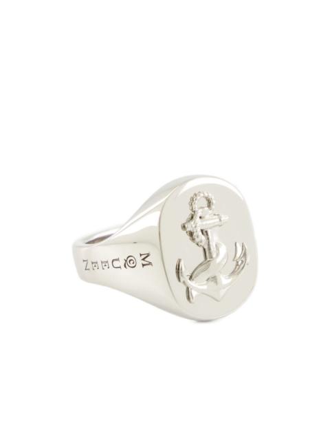 Alexander McQueen ANCHOR SIGNET RING