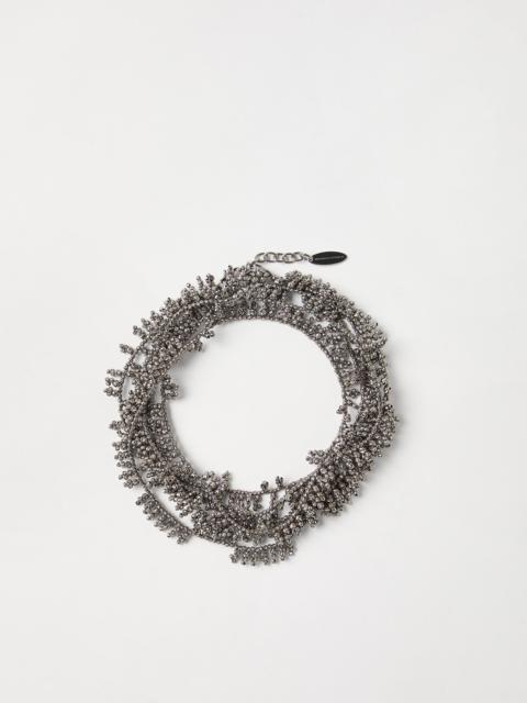 Brunello Cucinelli Sterling silver knotted bracelet