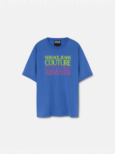 VERSACE JEANS COUTURE Upside Down Logo T-Shirt
