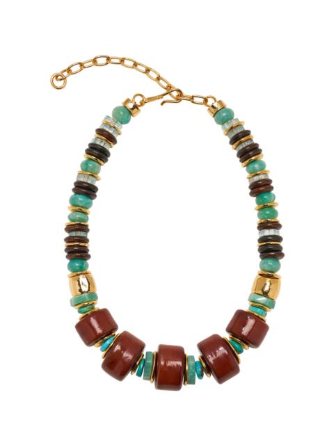 LIZZIE FORTUNATO Granada Necklace In Rosewood multi