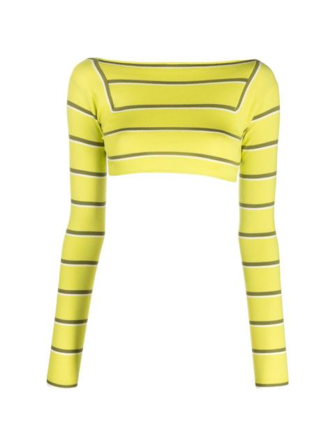 PUCCI striped croped top