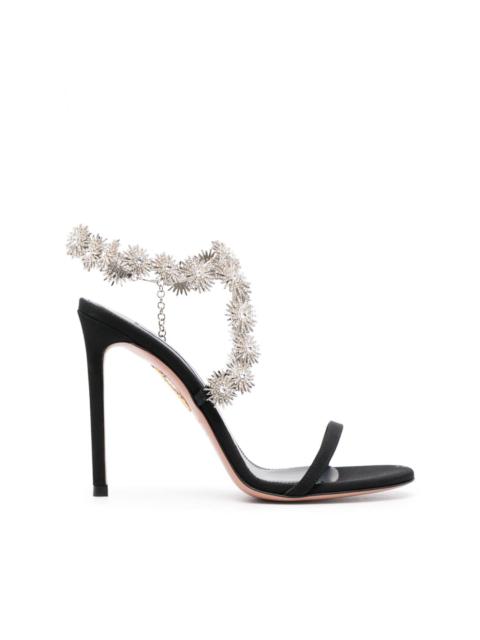 AQUAZZURA Comet 105mm crystal-embellished sandals