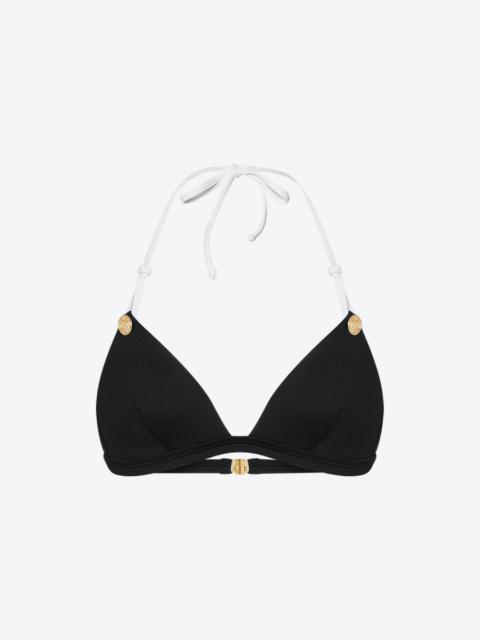 Moschino BUTTONS BIKINI TOP