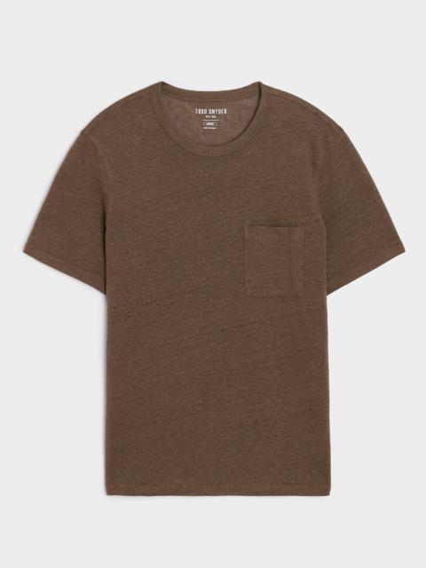 TODD SNYDER Linen Pocket Tee