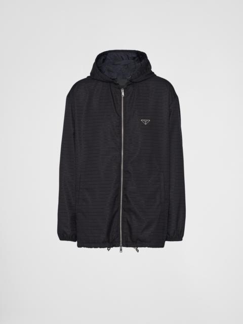 Re-Nylon hooded jacket