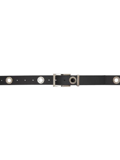 beaufille Black Eyelet Belt