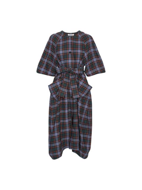 HENRIK VIBSKOV ONE DRESS - BLUE FLANNEL CHECKS