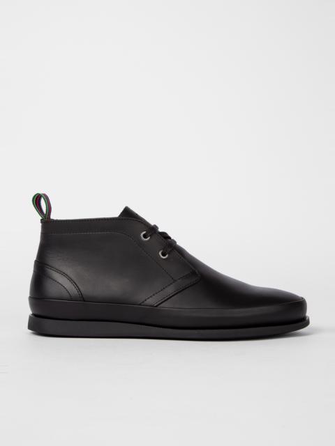 Paul Smith Black Leather 'Cleon' Boots
