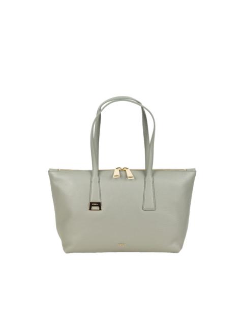 FURLA grainy-leather tote bag