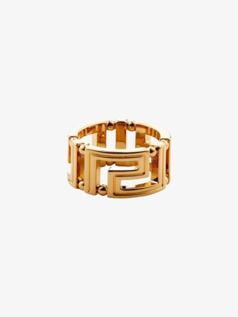 gold tone Greca ring