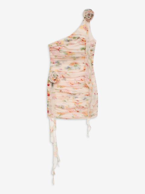 For Love & Lemons Abby One Shoulder Mini Dress