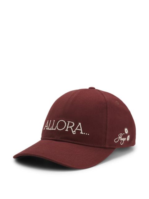HUGO WOVEN CAP WITH ADJUSTABLE STRAP