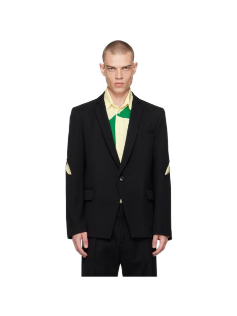 STEFAN COOKE Black Slashed Blazer