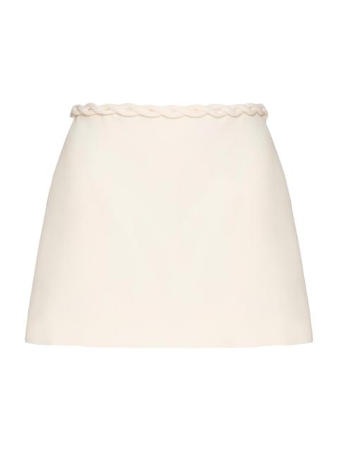 Valentino Women's Crepe Couture Skirt - Ivory