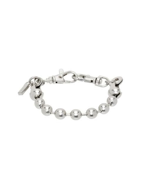 We11done Silver Ball Bracelet