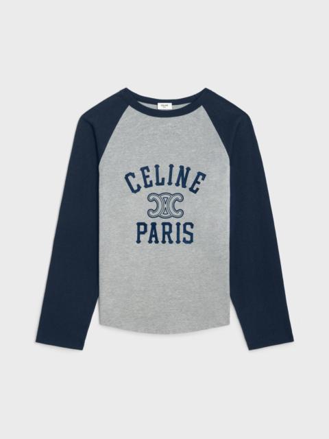 celine paris T-shirt in cotton jersey