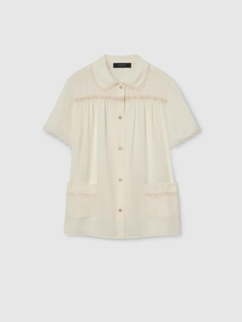 GUCCI Silk crêpe de chine shirt