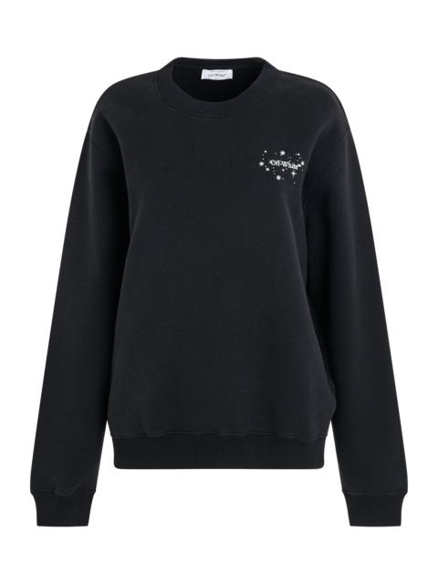 Off-White Bling Stars Arrow Sweatshirt in Black
