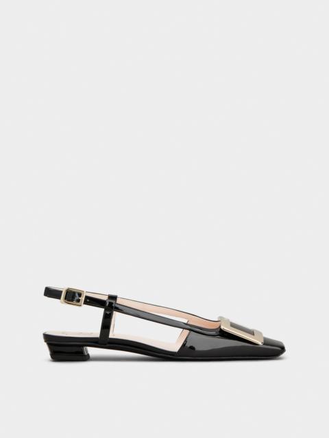 Roger Vivier Belle Vivier Slingback Ballerinas in patent leather