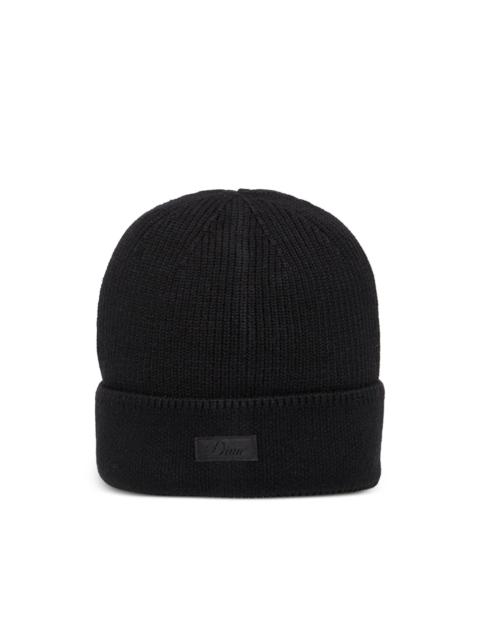 Dime cursive rib beanie hat