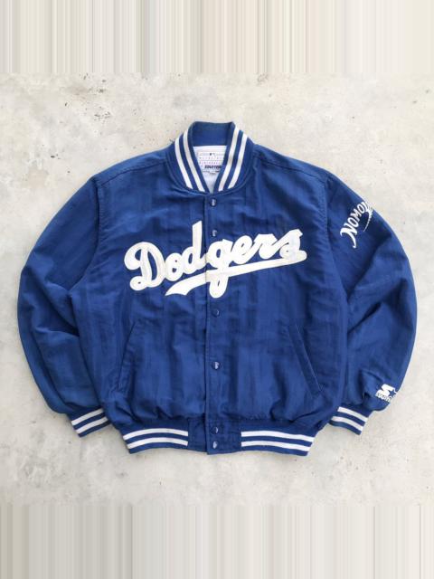 Los Angeles Dodgers Vintage Starter Jacket S Rare 90s Black 