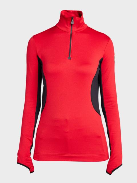 Moncler Grenoble Colorblock Quarter-Zip Sweatshirt