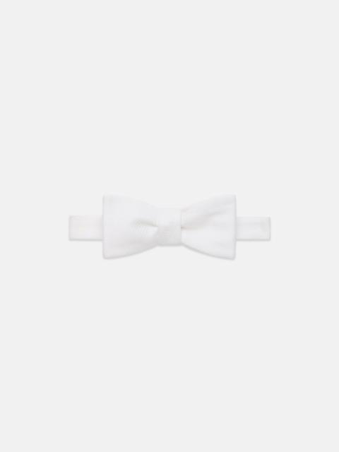 J. PRESS MADE-IN-USA COTTON PIQUE SELF-TIE FORMAL BOW TIE