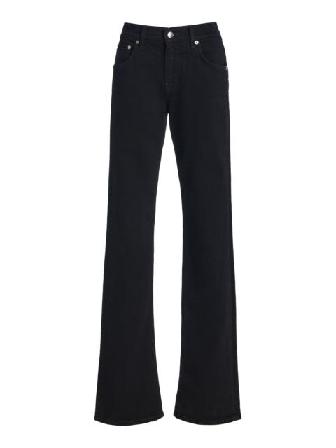 HAIKURE Chewy Rigid Mid-Rise Straight-Leg Jeans