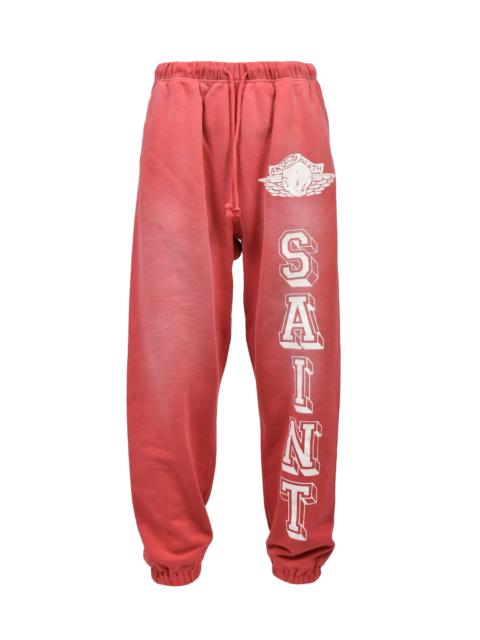 SAINT M×××××× SWEAT PANTS/BABY MICHAEL / RED