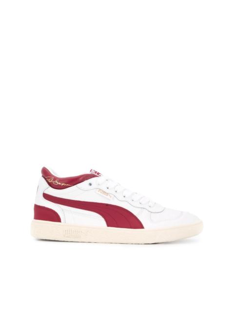 paneled low top sneakers