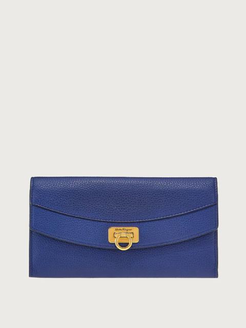FERRAGAMO GANCINI CONTINENTAL WALLET