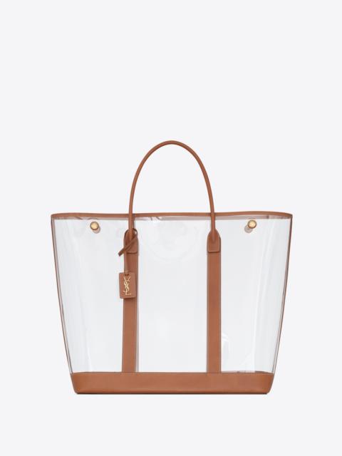 severine tote bag in vinyl and leather