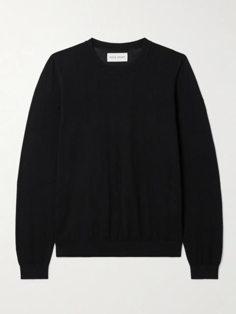 HIGH SPORT Alex cotton top Black