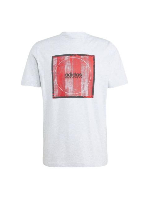 adidas Tiro Box Graphic T-Shirt 'Grey' II5878
