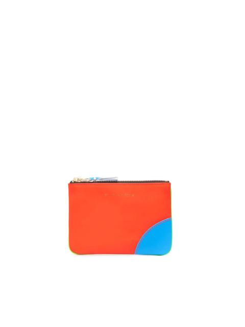 Super Fluo goatskin wallet