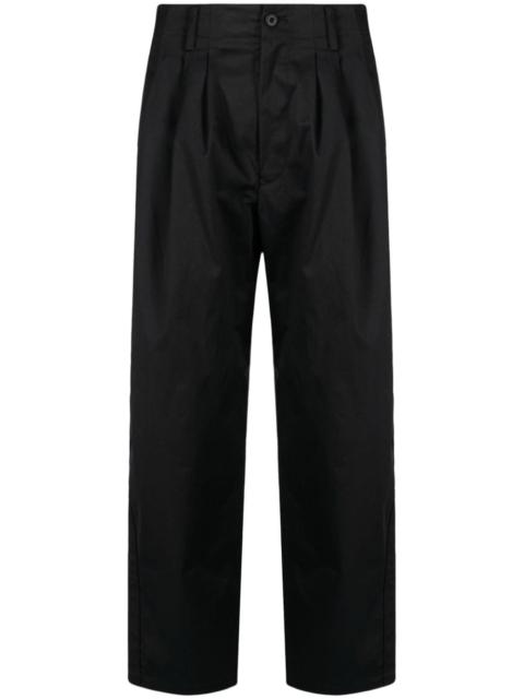 x New Era pleat-detail trousers