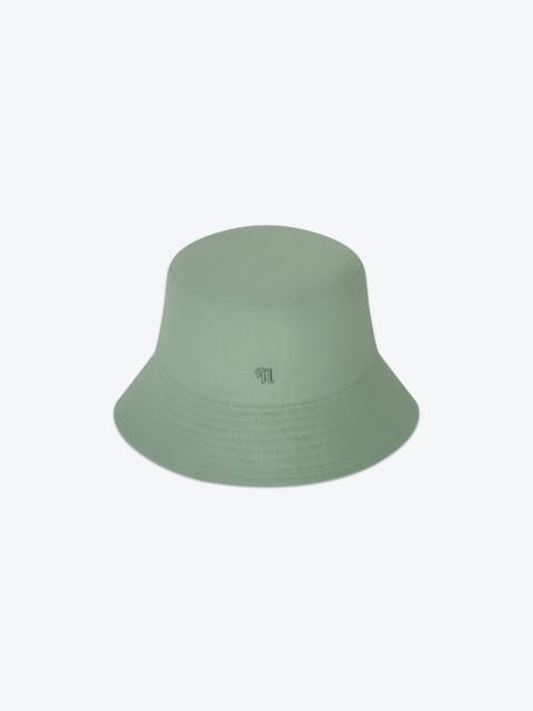 Nanushka CARAN - Cotton-canvas bucket hat - Leafy green